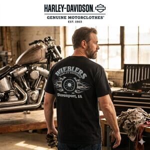 Harley-Davidson Wiebler’s Davenport, IA Graphic T-Shirt